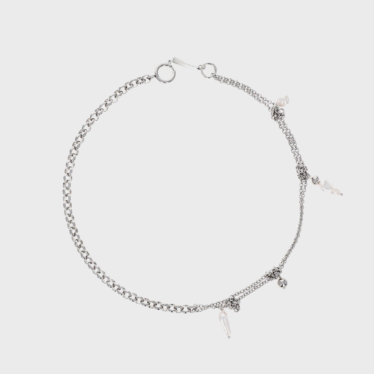 Women Kith Justine Clenquet Connor Necklace - Palladium