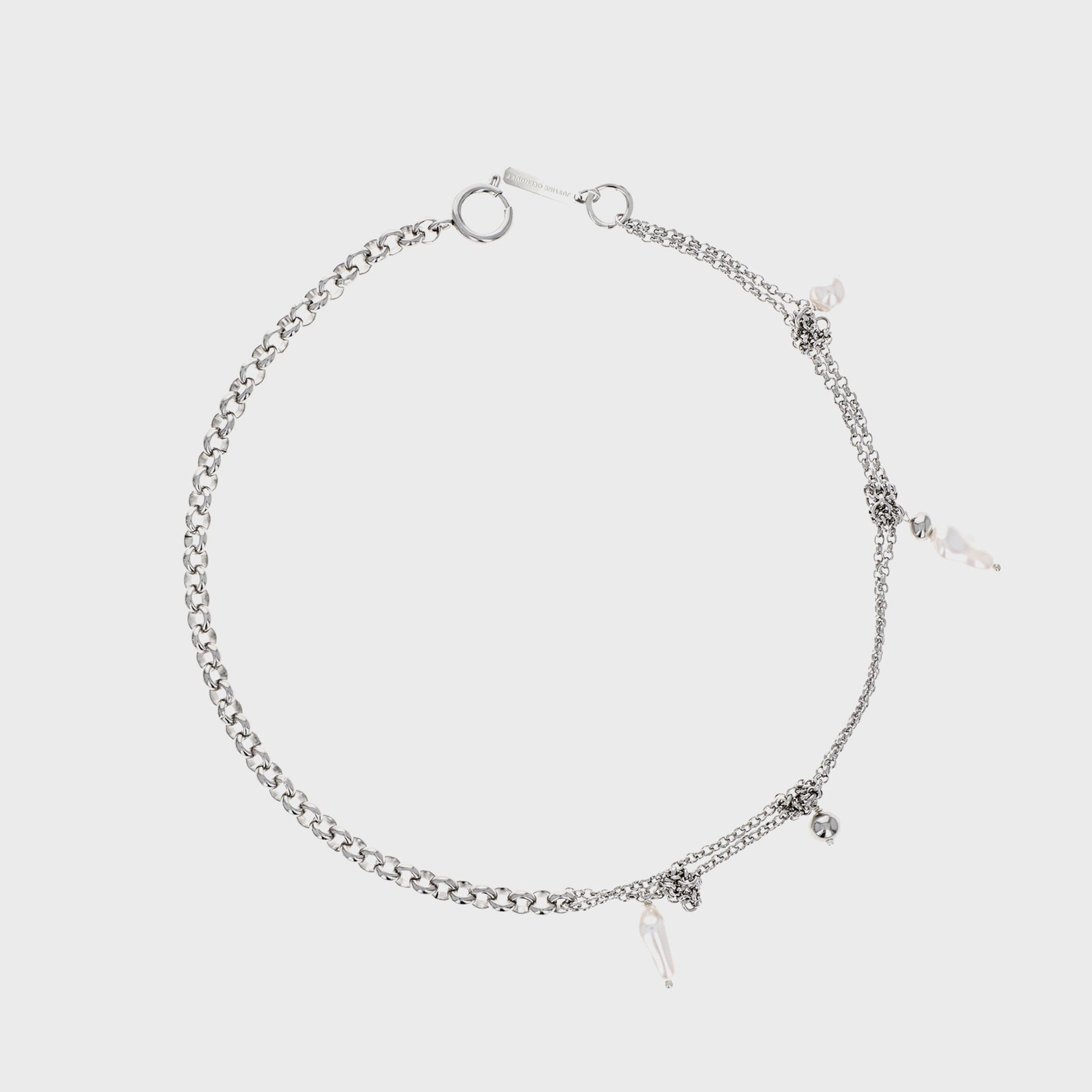 Women Kith Justine Clenquet Connor Necklace - Palladium