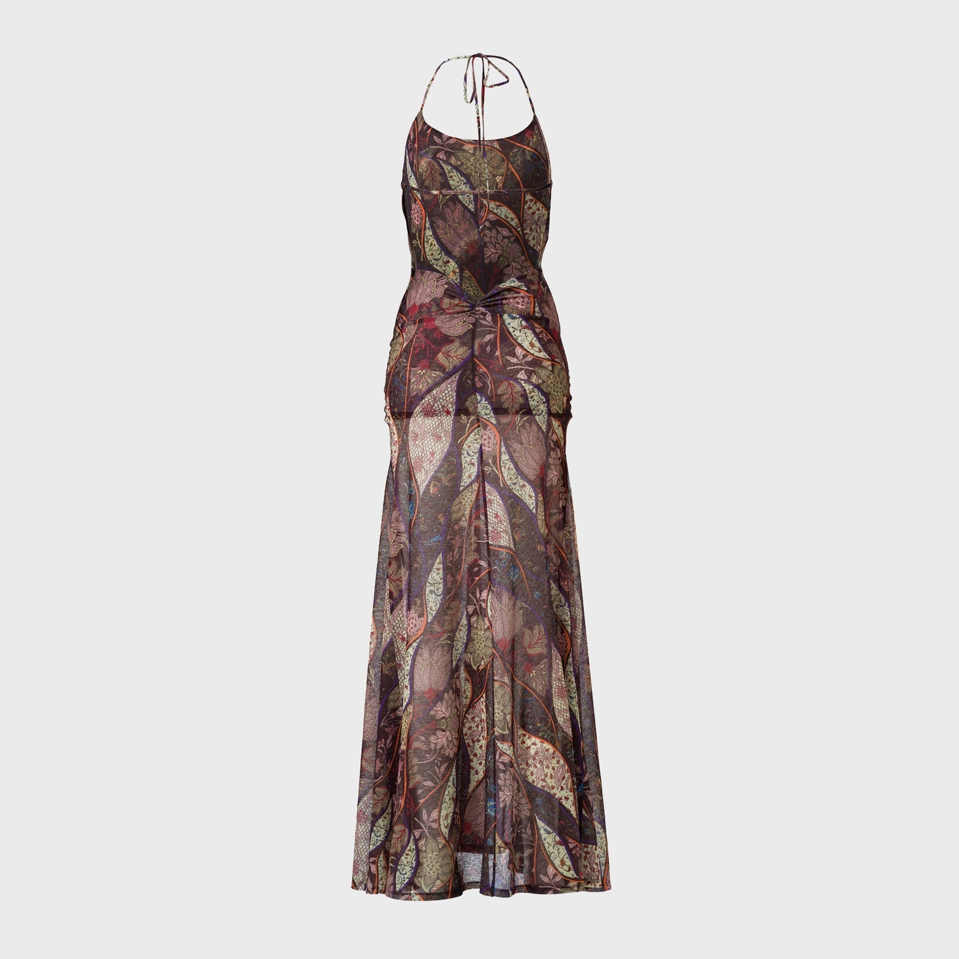 Women Kith Siedres Printed Mesh Maxi Slip Dress - Multi