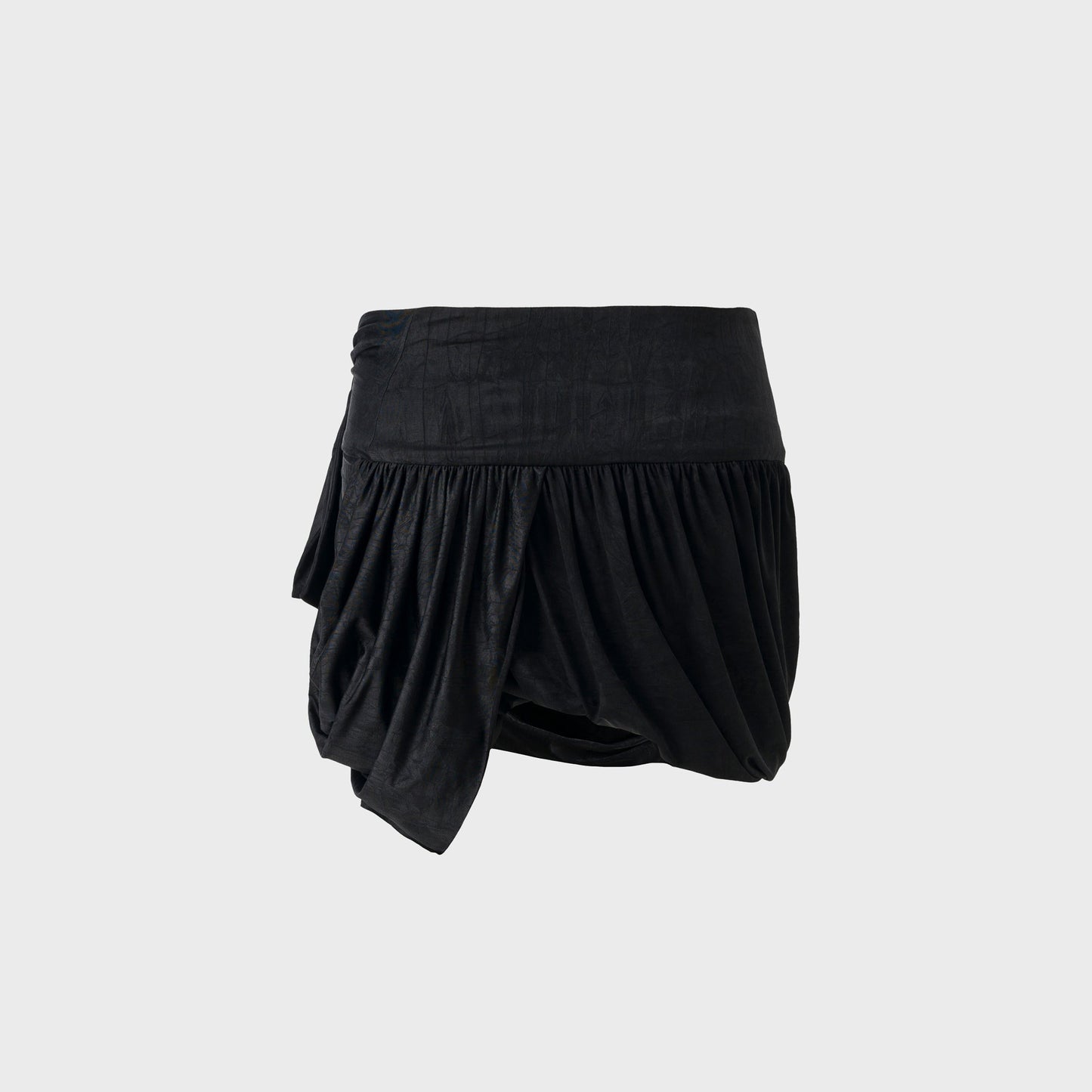 Women Kith Siedres Tie Detailed Jersey Wrap Mini Skirt - Black