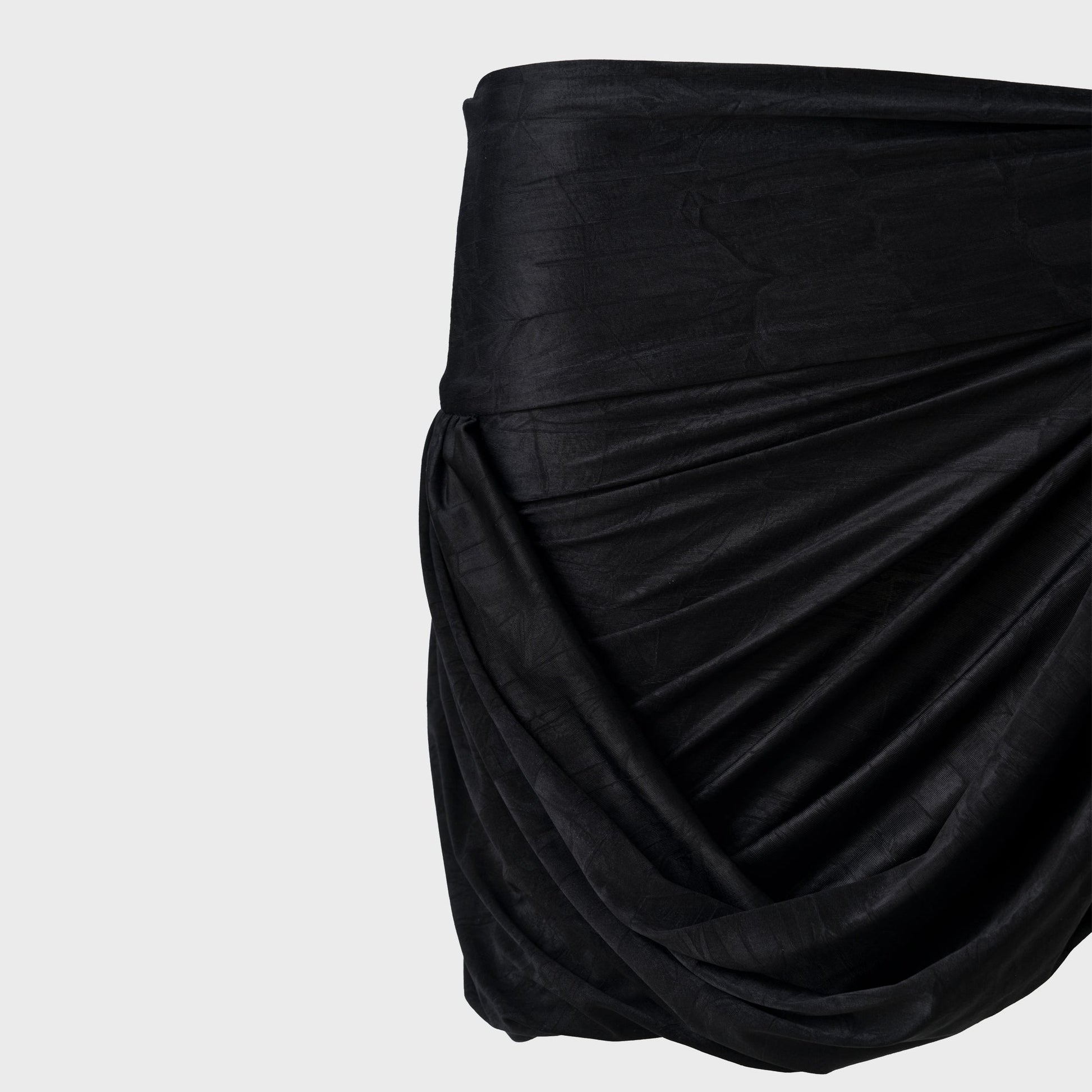 Women Kith Siedres Tie Detailed Jersey Wrap Mini Skirt - Black