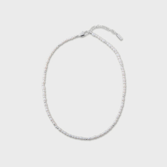 Women Kith Eliou Bianco Necklace - Pearl / Silver