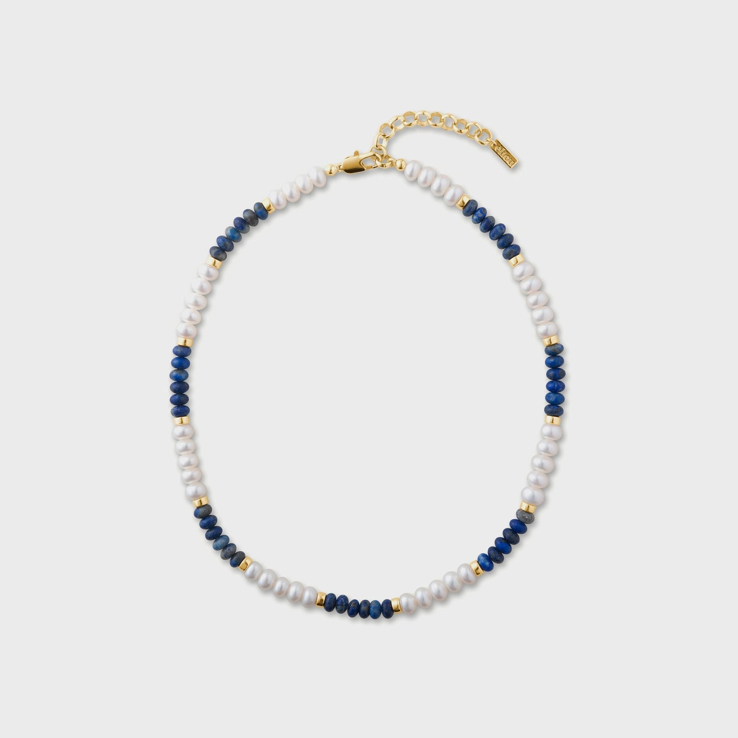 Women Kith Eliou Carter Necklace - Blue / Gold