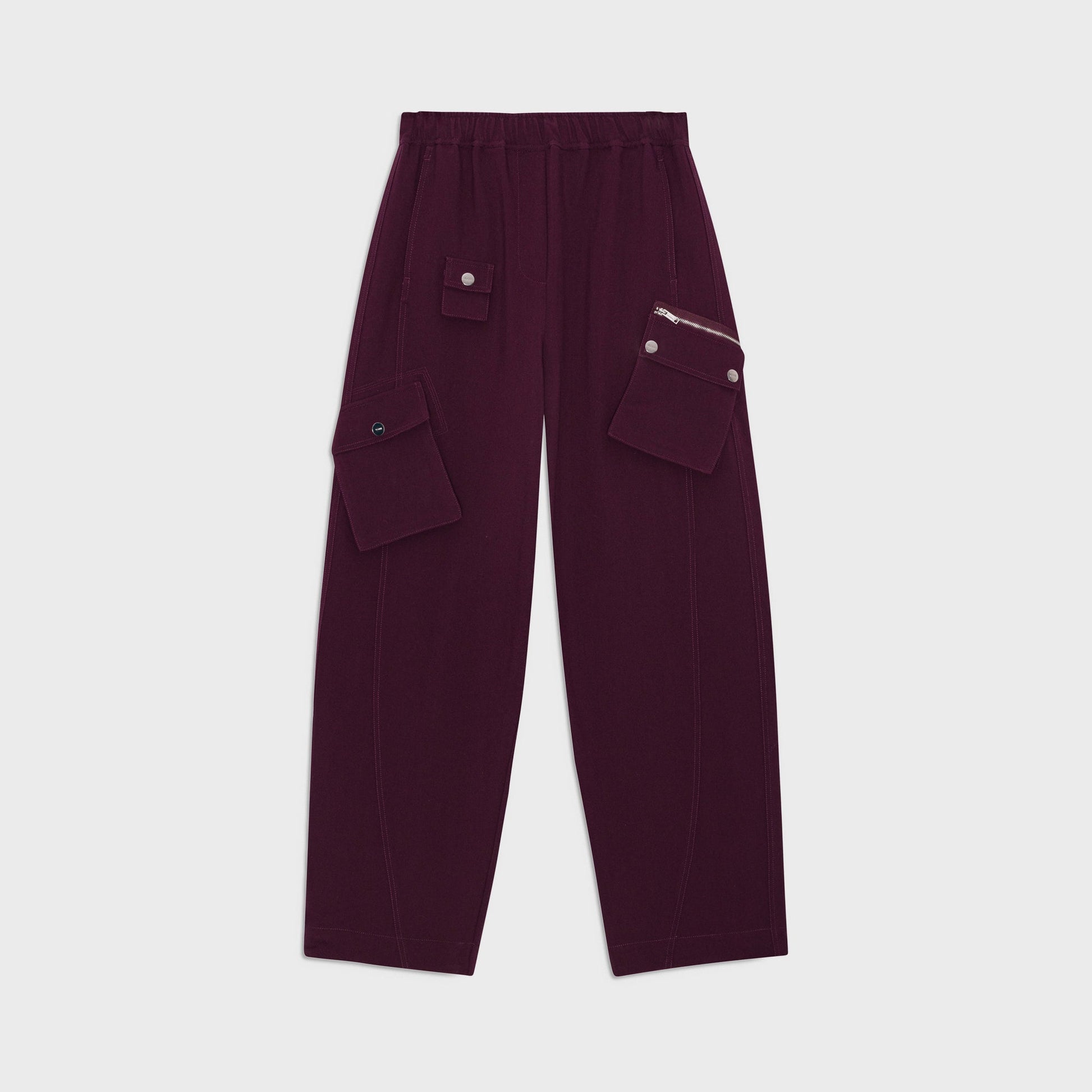 Women Kith Ganni Future Twill Suiting Elasticated Pants - Port Royal