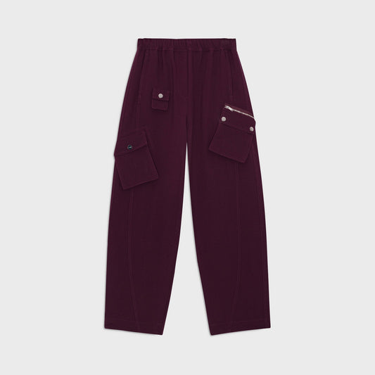 Women Kith Ganni Future Twill Suiting Elasticated Pants - Port Royal