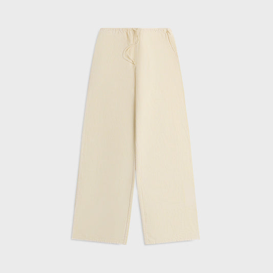 Women Kith Stripe Lounge Pant - Yellow / White