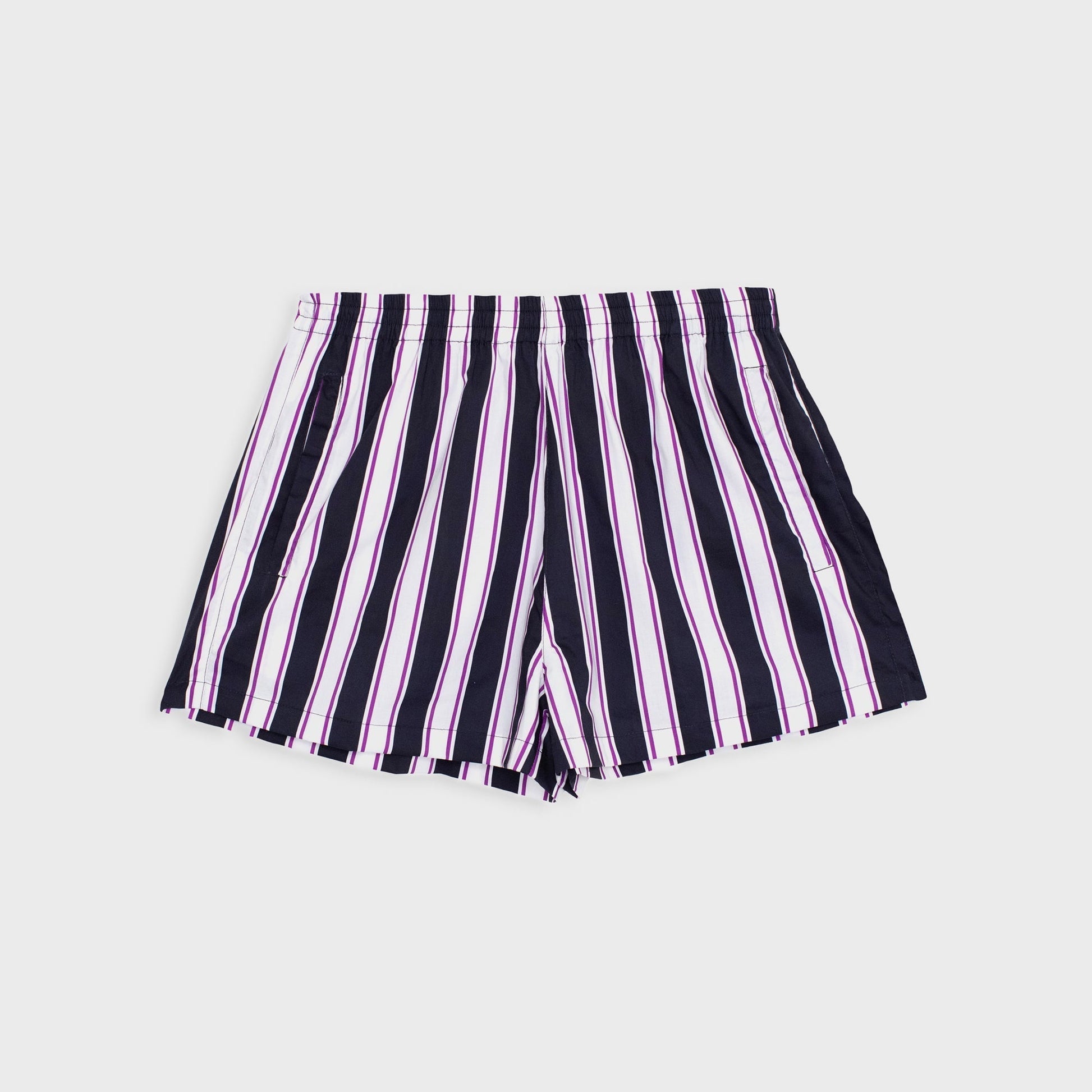 Women Kith Mikoh Alki High Waisted Poplin Shorts - Cabana Stripe