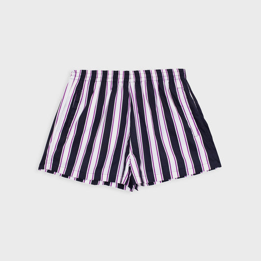 Women Kith Mikoh Alki High Waisted Poplin Shorts - Cabana Stripe
