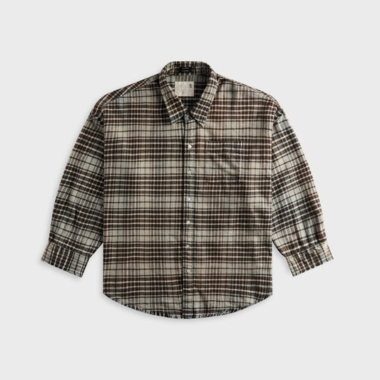 Women Kith R13 Shredded Seam Drop - Blue Plaid