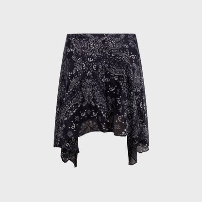 Women Kith Miaou TY Skirt - Bandana Navy