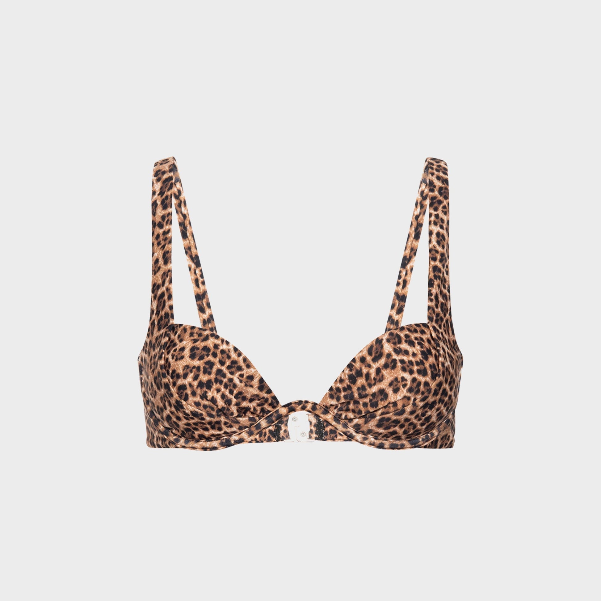 Women Kith Miaou Cora Bikini Top - Leopard