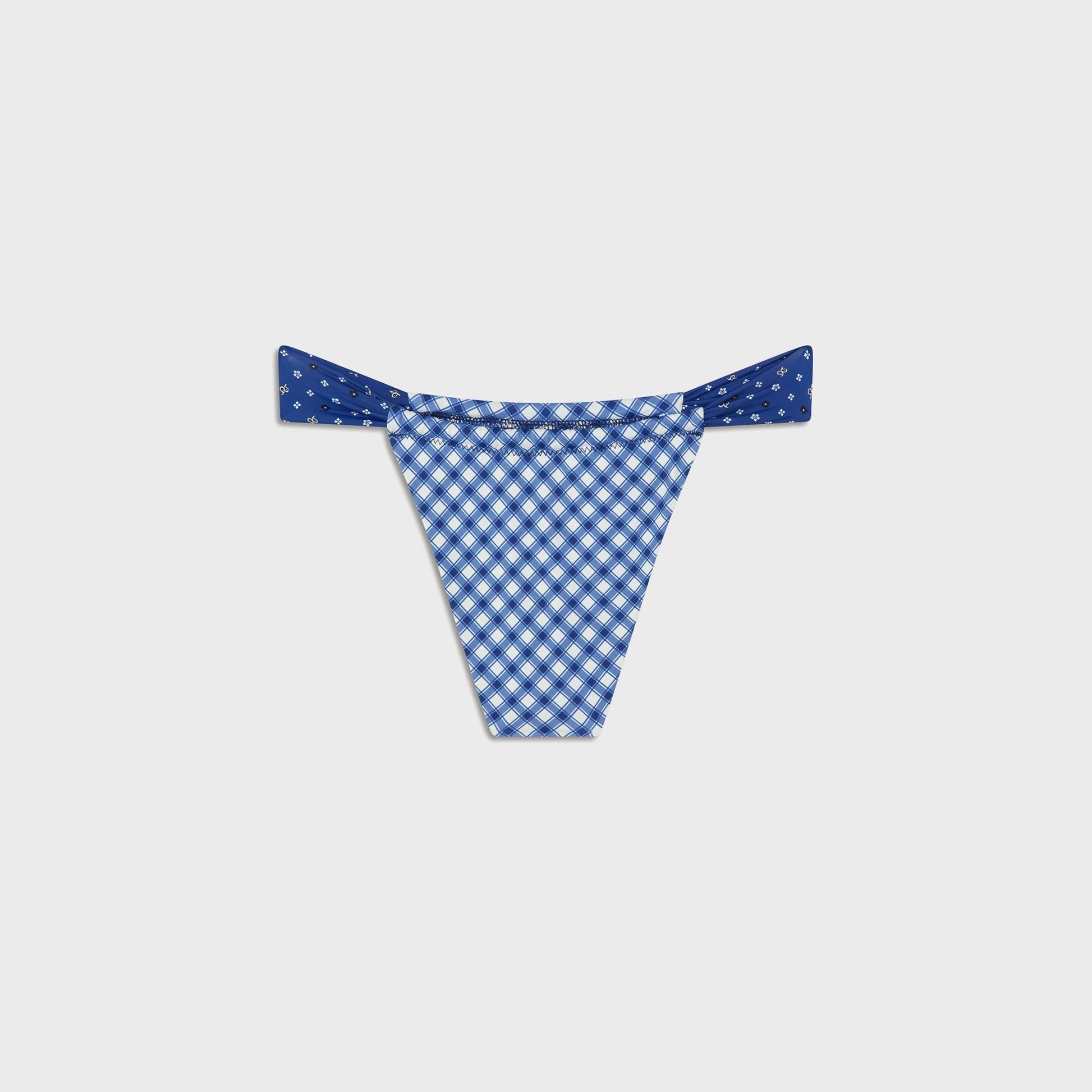 Women Kith Frankies Bikinis Beckett Bottom - Starry Gingham Print