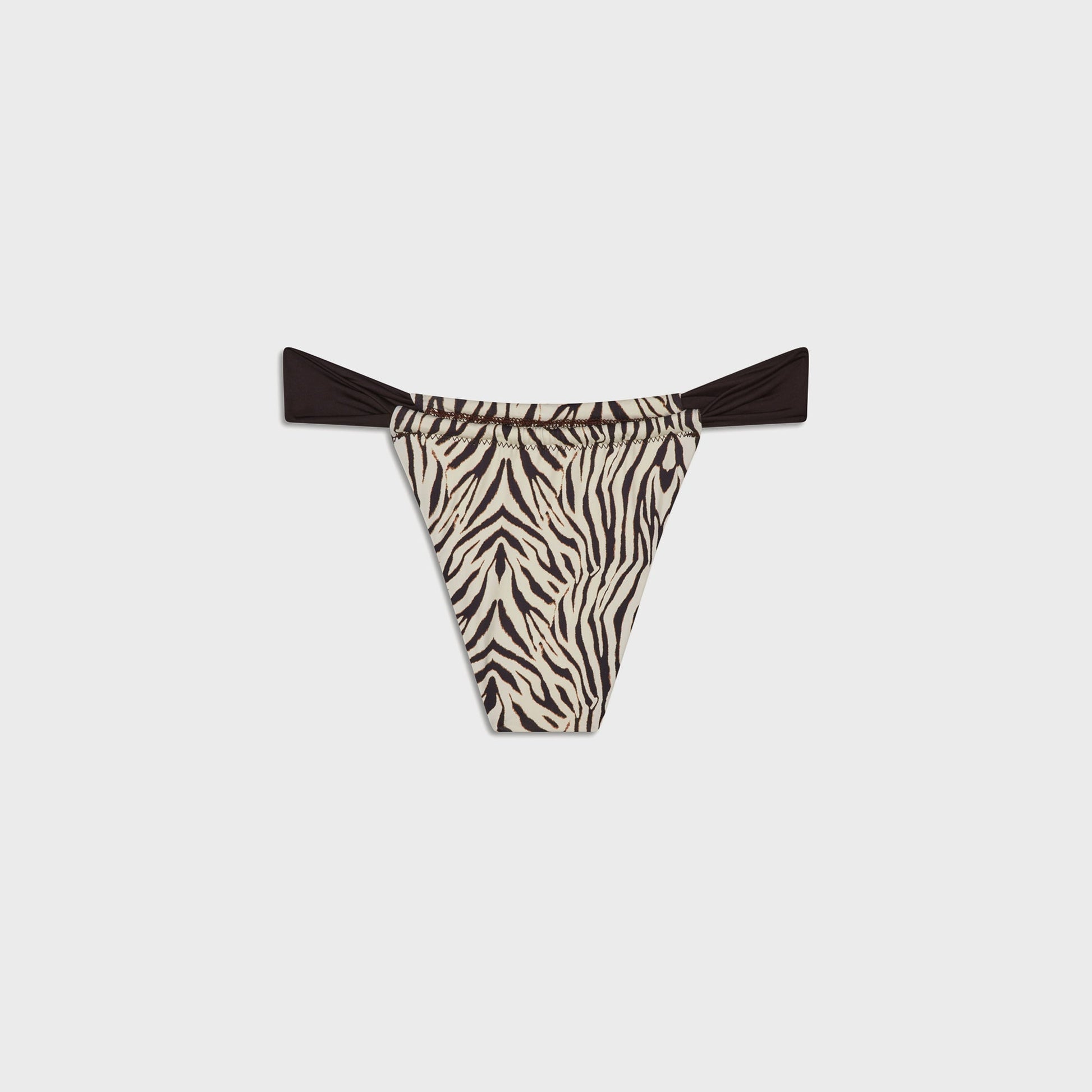 Women Kith Frankies Bikinis Beckett Bottom - Zebra Print