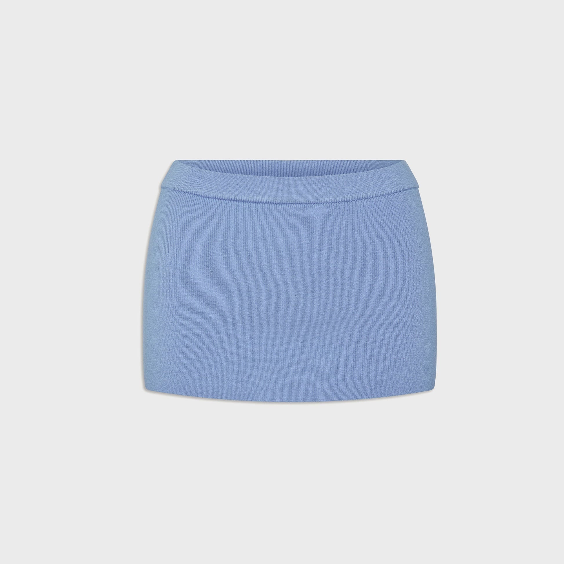 Women Kith Frankies Bikinis Marialla Cloud Knit Skort - Heaven Blue