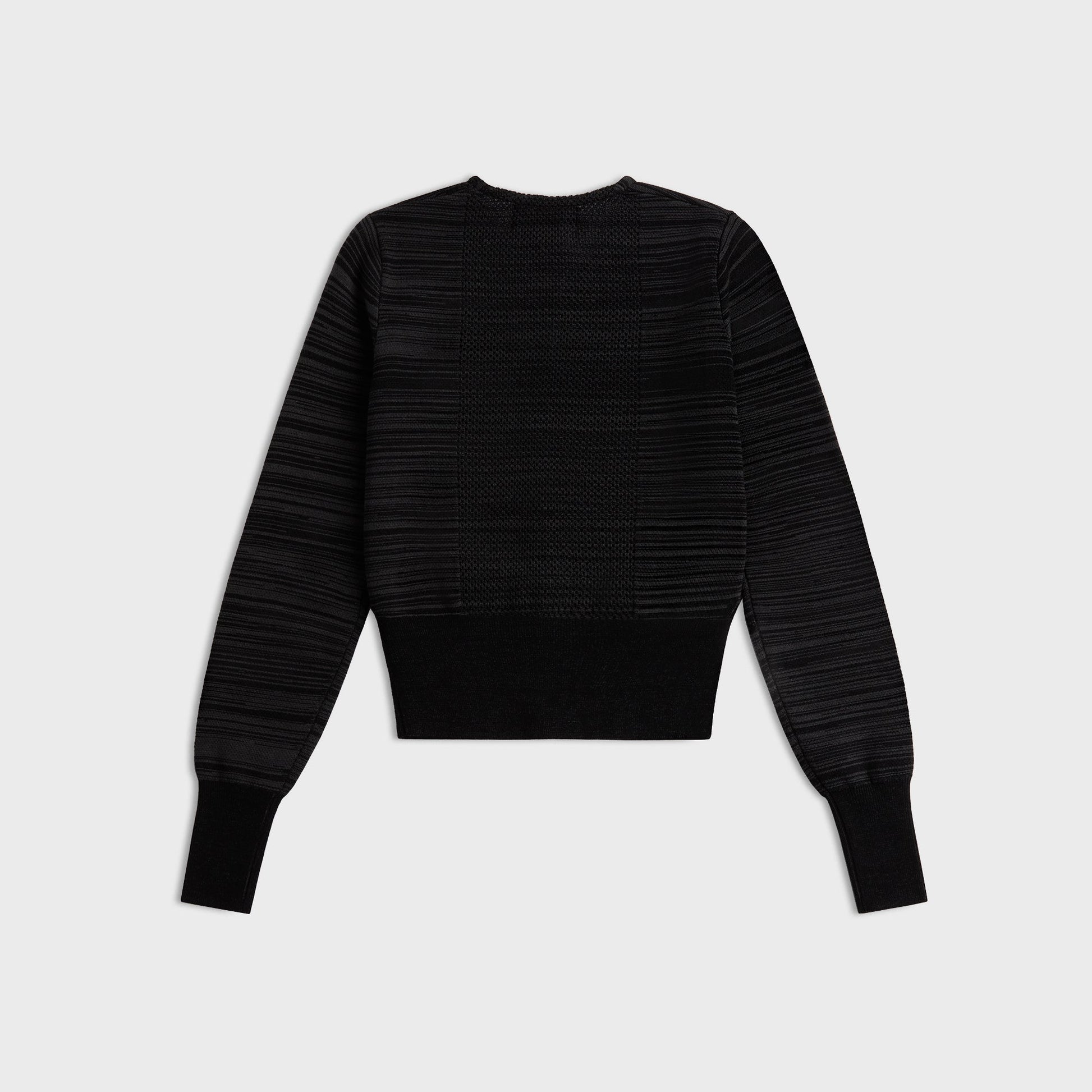 Women Kith Jordan x Téla Knit Cardigan - Dark Smoke Grey / Black