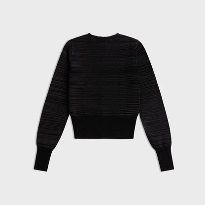 Women Kith Jordan x Téla Knit Cardigan - Dark Smoke Grey / Black