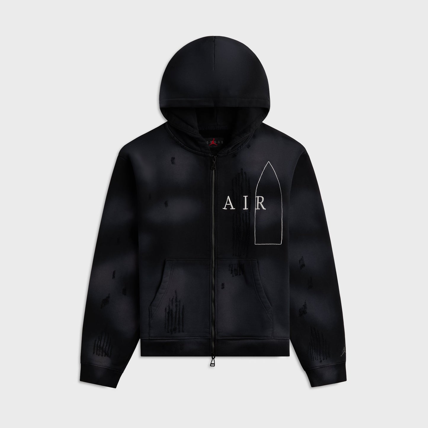 Women Kith Jordan x Téla Women's Full Zip Hoodie - Black
