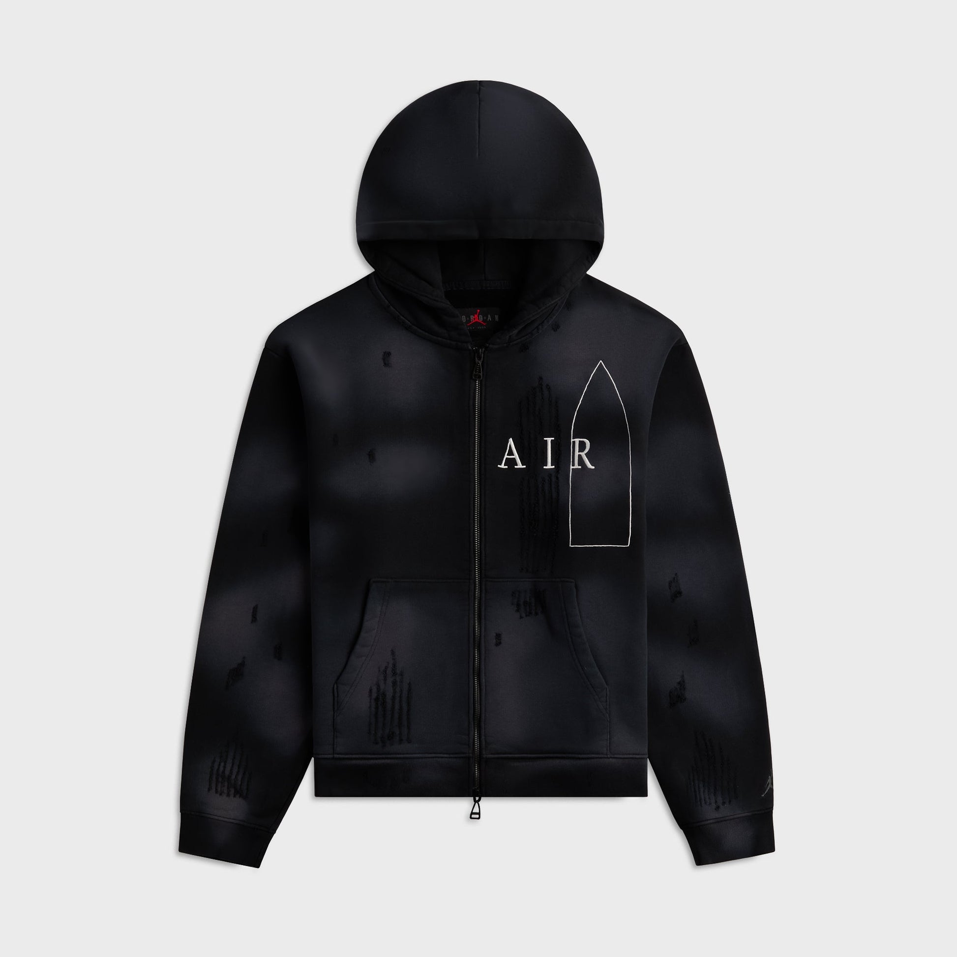 Women Kith Jordan x Téla Women's Full Zip Hoodie - Black