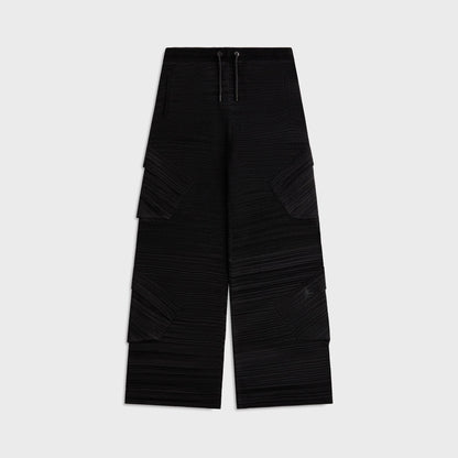 Women Kith Jordan x Téla Knit Pant - Dark Smoke Grey / Black