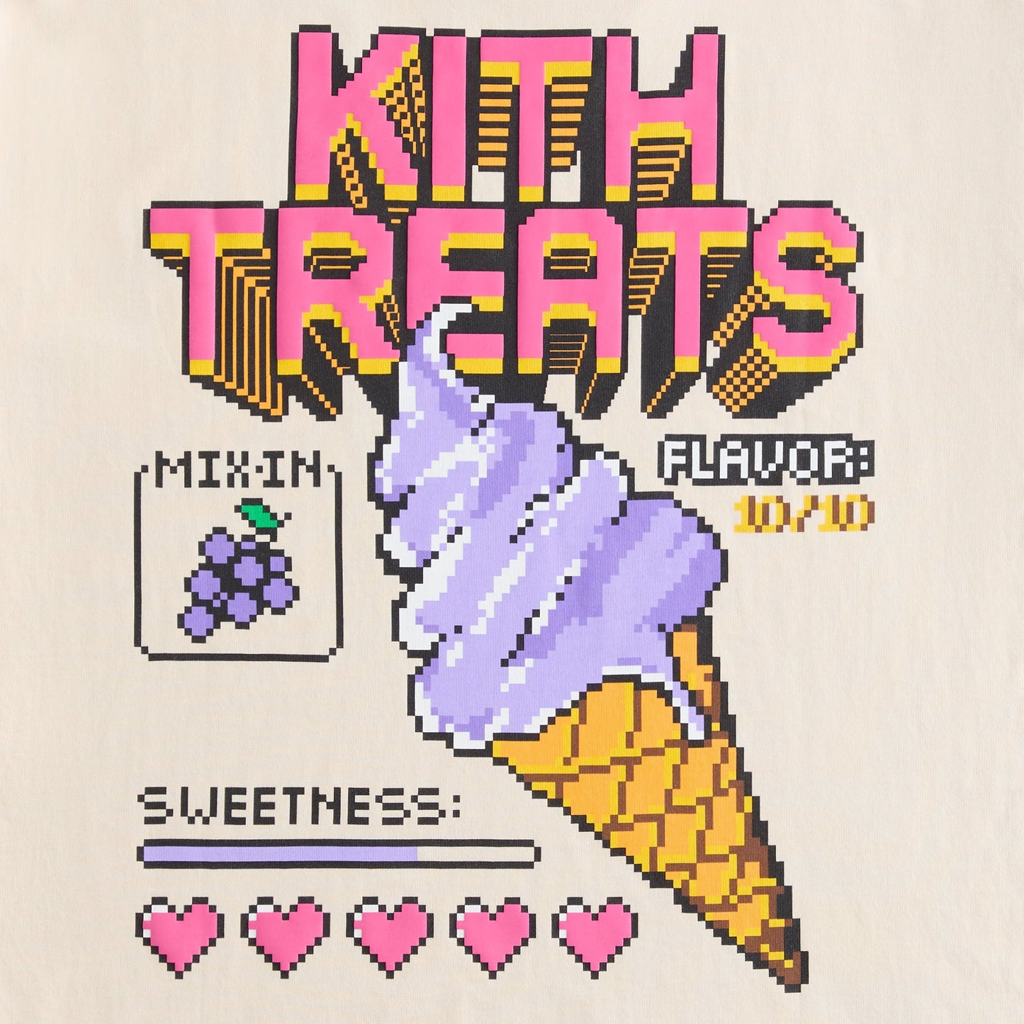 Men Kith Kith Treats Grape Arcade Tee - Waffle