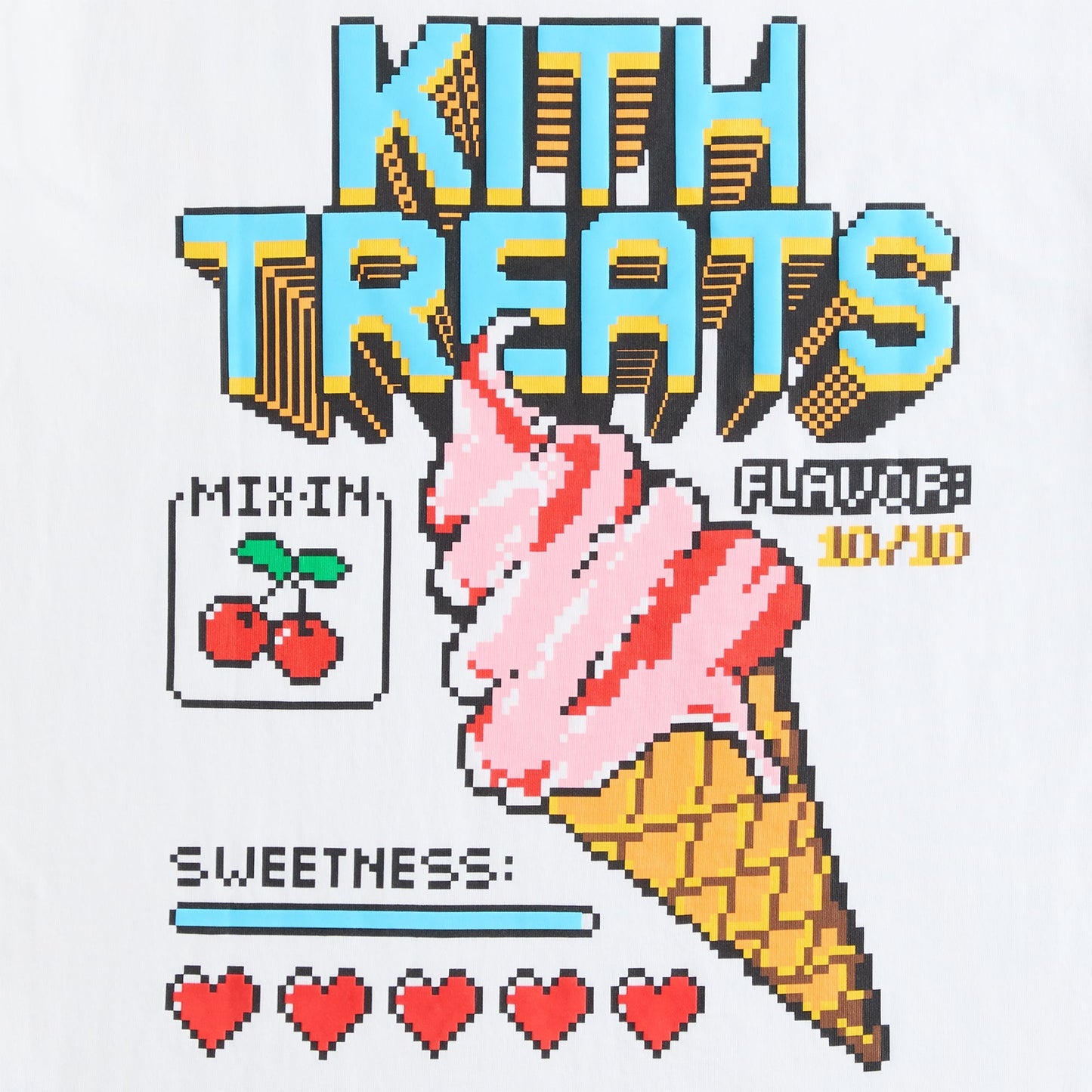 Men Kith Kith Treats Cherry Arcade Tee - White
