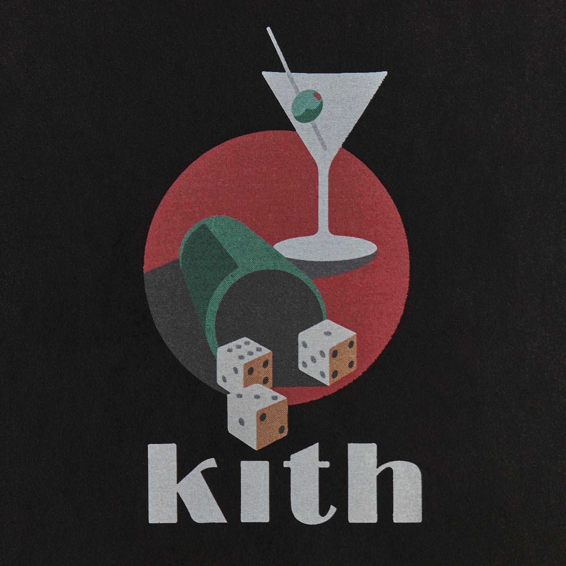 Men Kith Kith High Roller Vintage Tee - Black