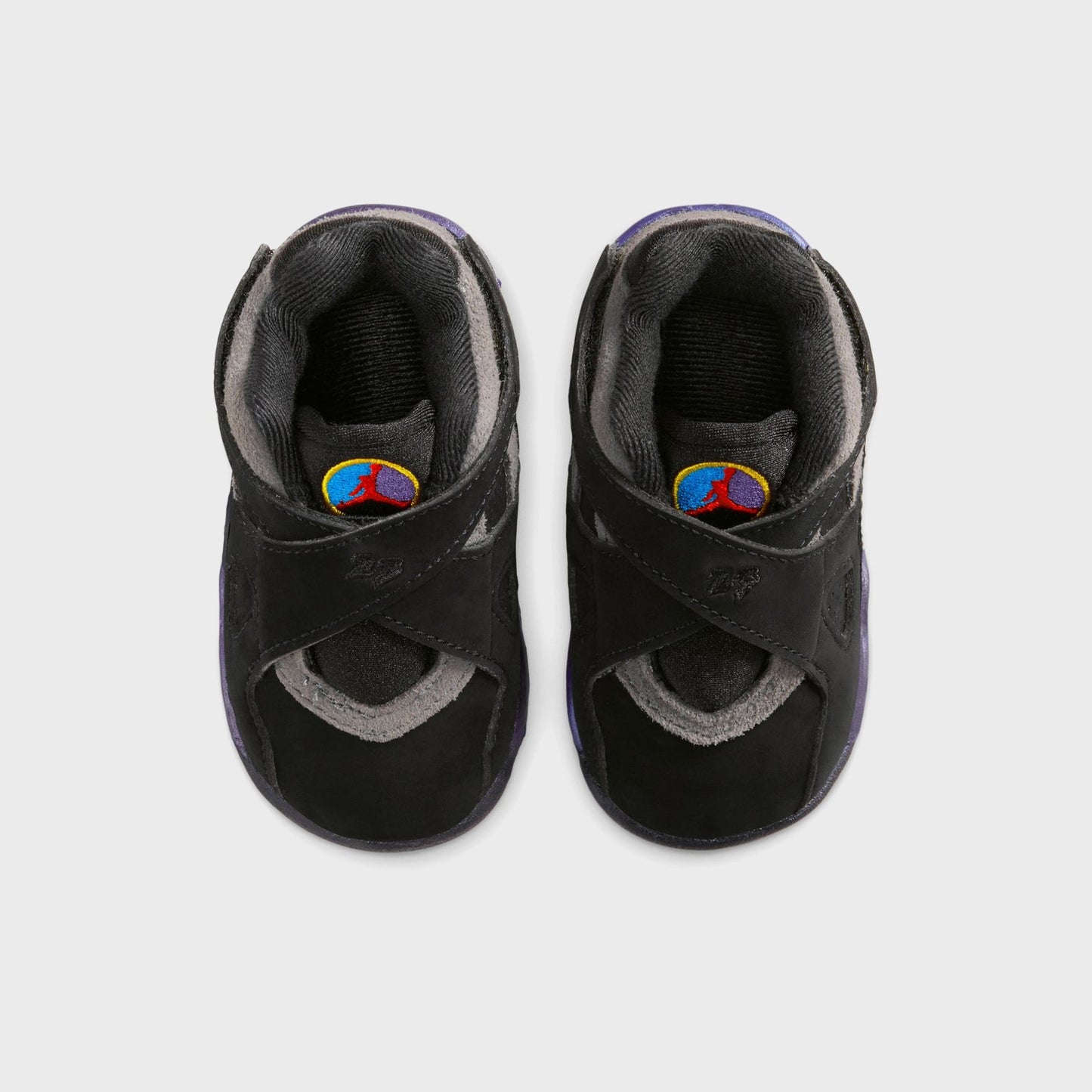 Kids Kith Jordan Air Jordan 8 Retro - Black / Bright Concord / Aqua