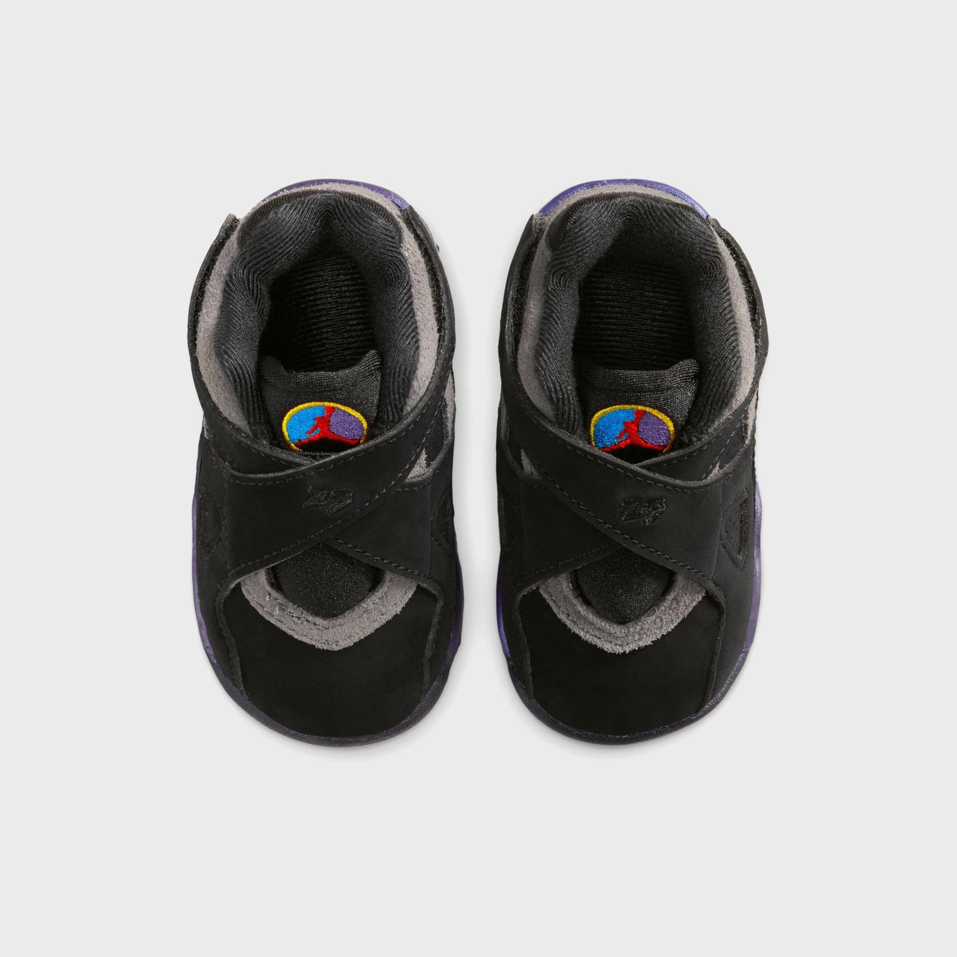 Kids Kith Jordan Air Jordan 8 Retro - Black / Bright Concord / Aqua