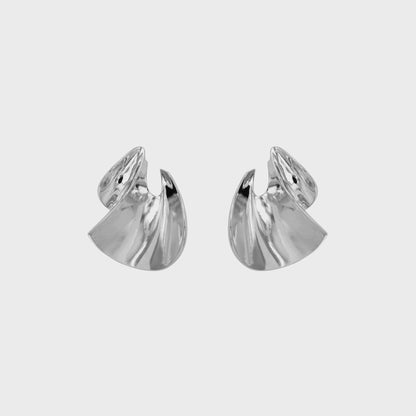 Women Kith Black Suede Studio Lola Earring - Silver