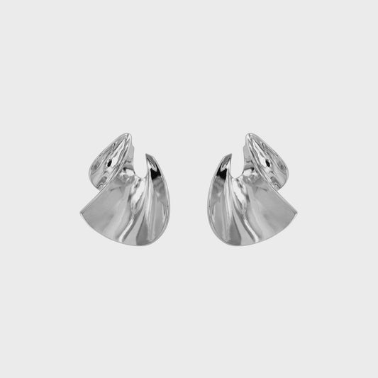Women Kith Black Suede Studio Lola Earring - Silver