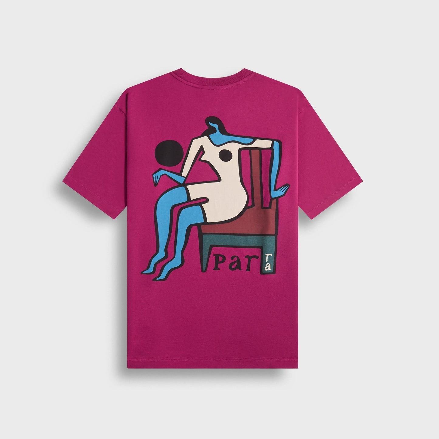 Men Kith by Parra Chair Baller Tee - Dark Magenta