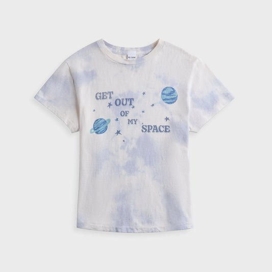 Women Kith ReDone Classic Tee My Space - Hazy Tie Dye