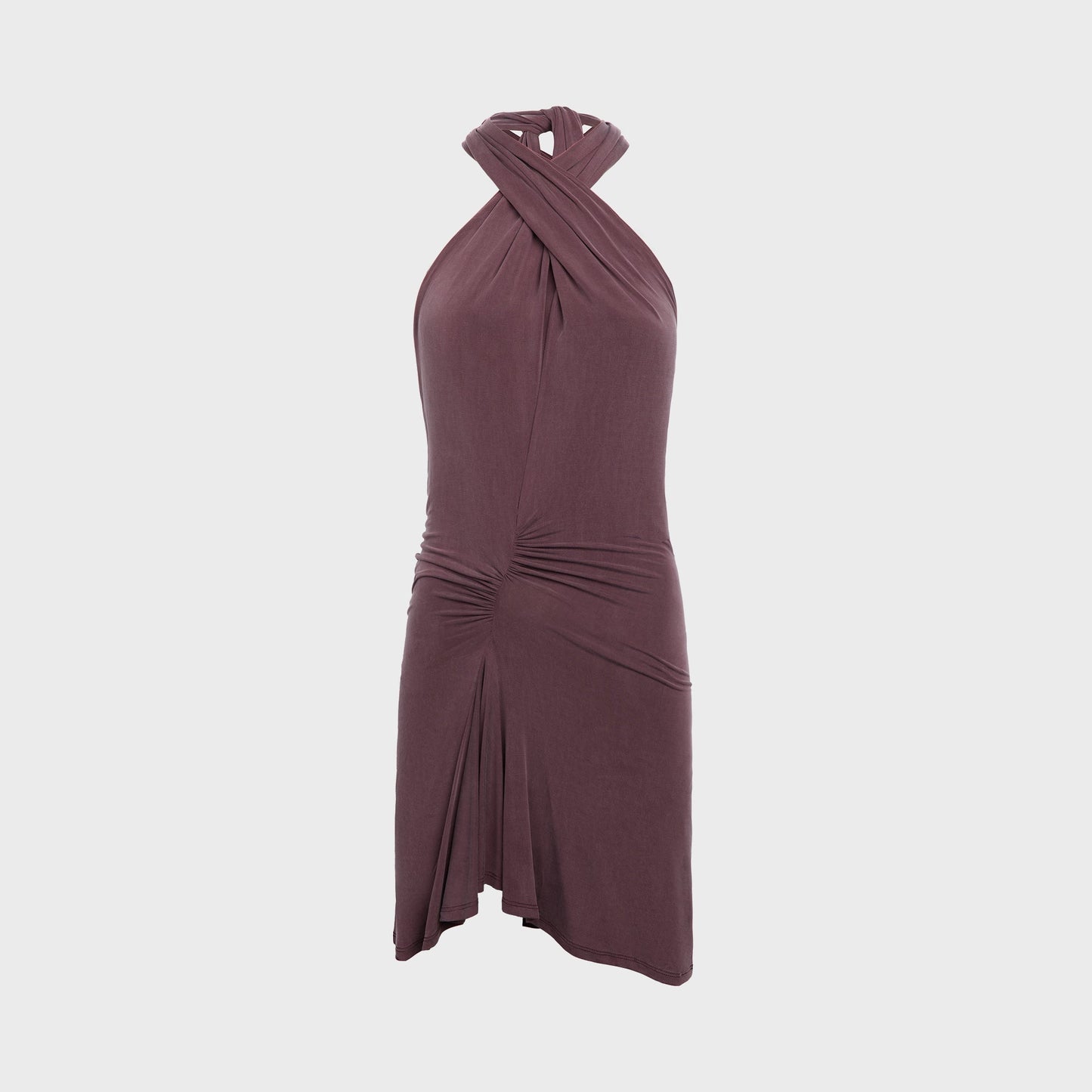 Women Kith Peachy Den Kylie Halter Knot Dress - Mahogany