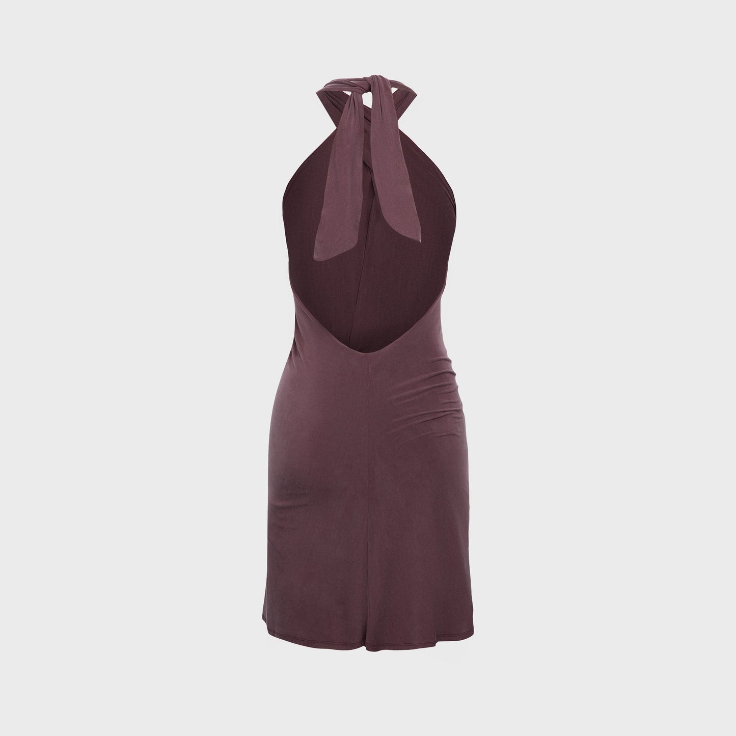 Women Kith Peachy Den Kylie Halter Knot Dress - Mahogany
