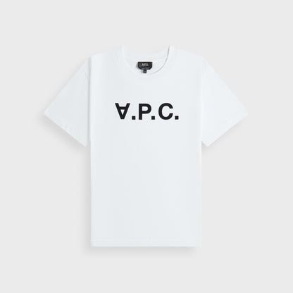 Men Kith A.P.C. Standard Grand VPC Tee - White / Dark Navy