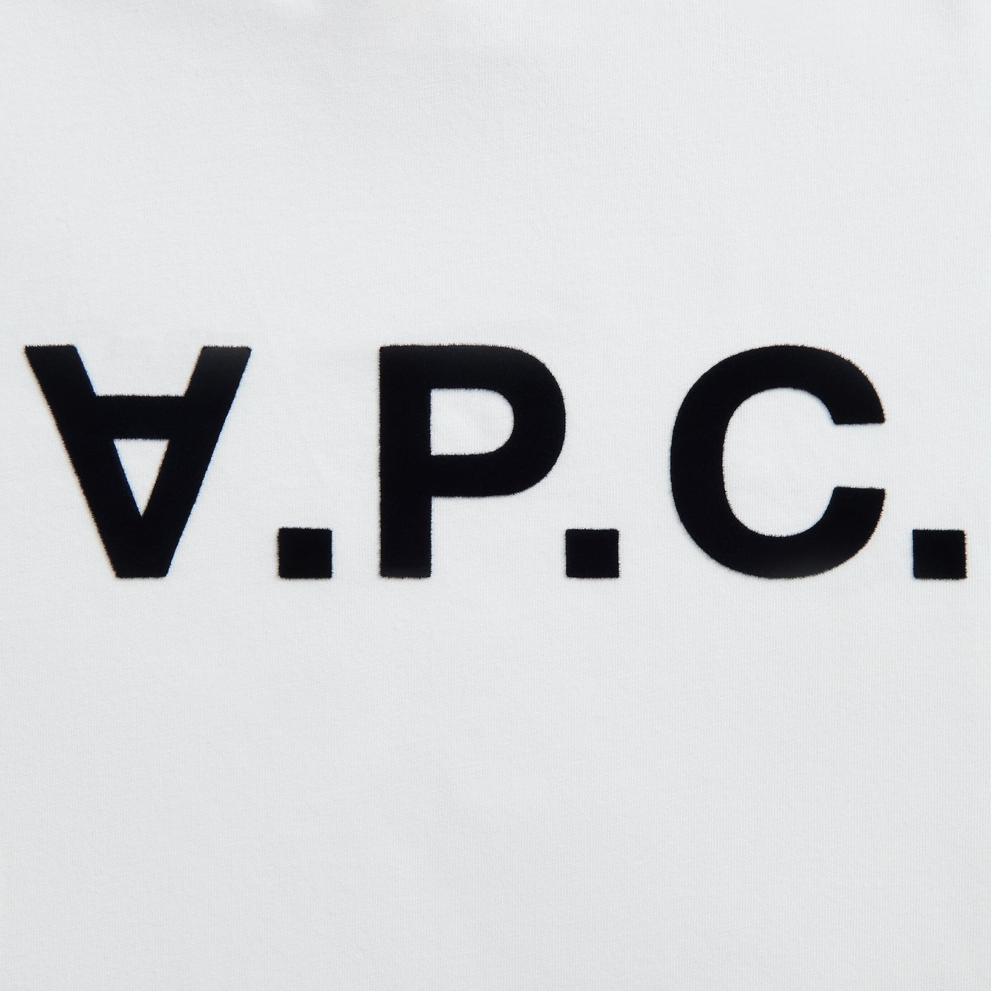 Men Kith A.P.C. Standard Grand VPC Tee - White / Dark Navy