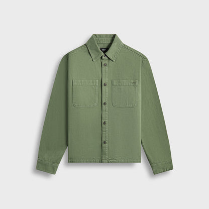 Men Kith A.P.C. Surchemise Leon - Green