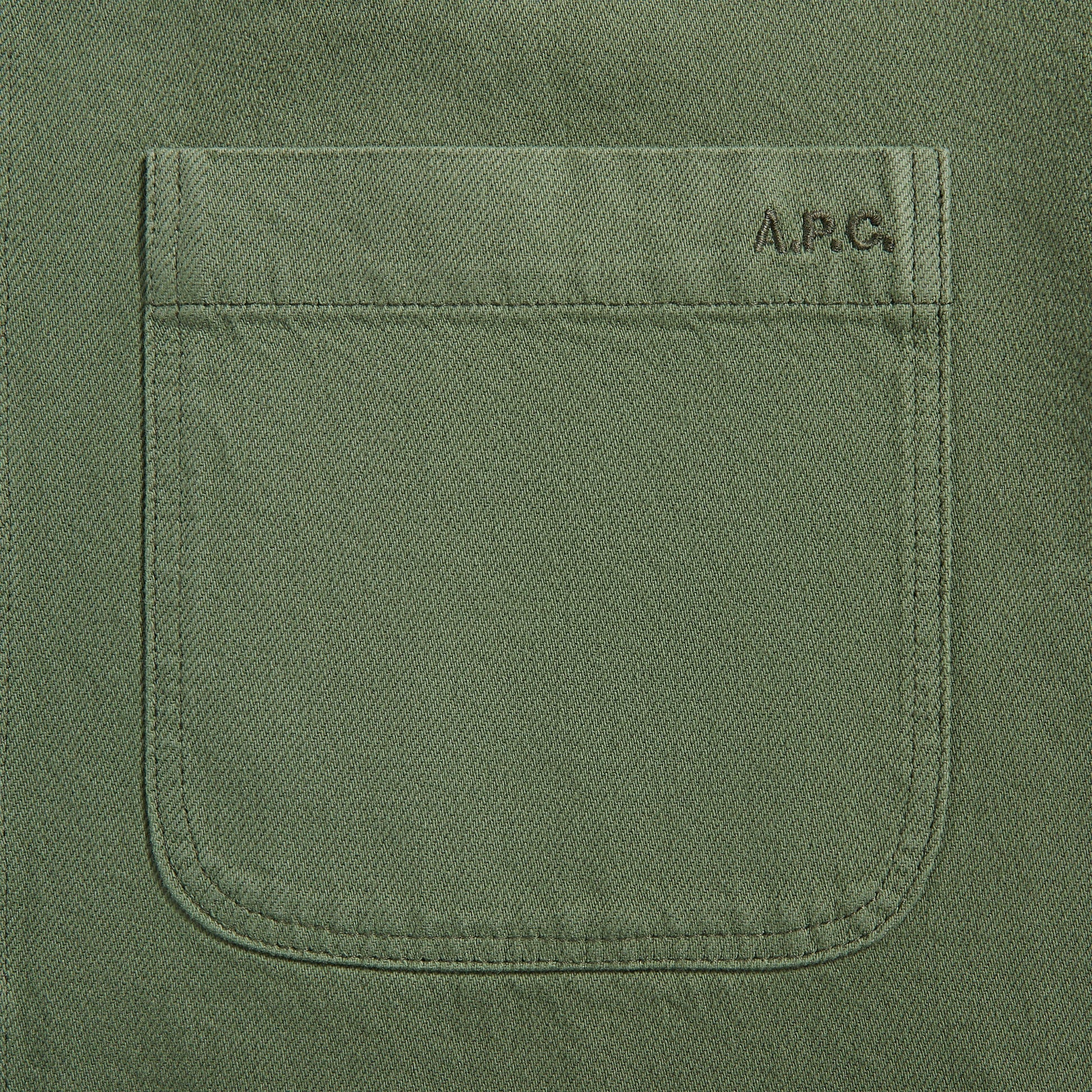 Men Kith A.P.C. Surchemise Leon - Green