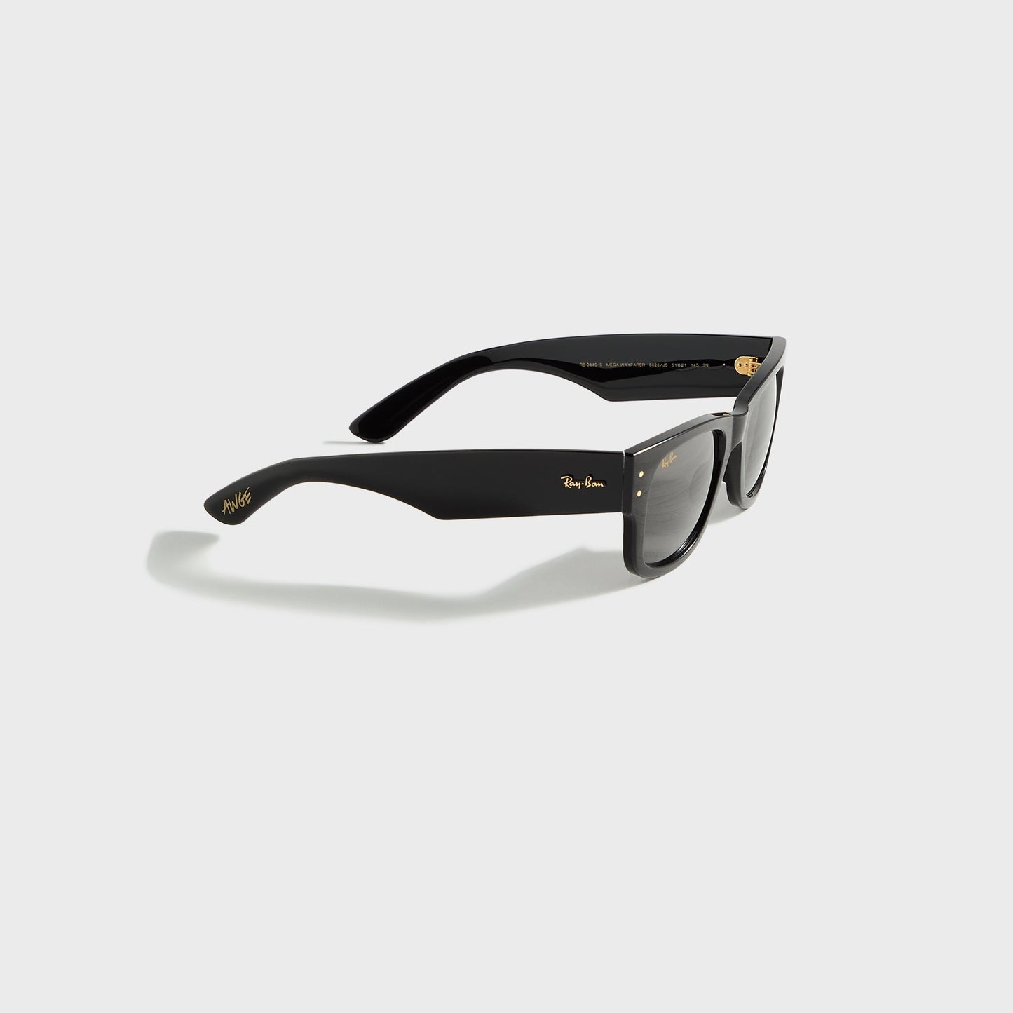 Men Kith Ray-Ban x ASAP Rocky Mega Wayfarer AWGE - Black