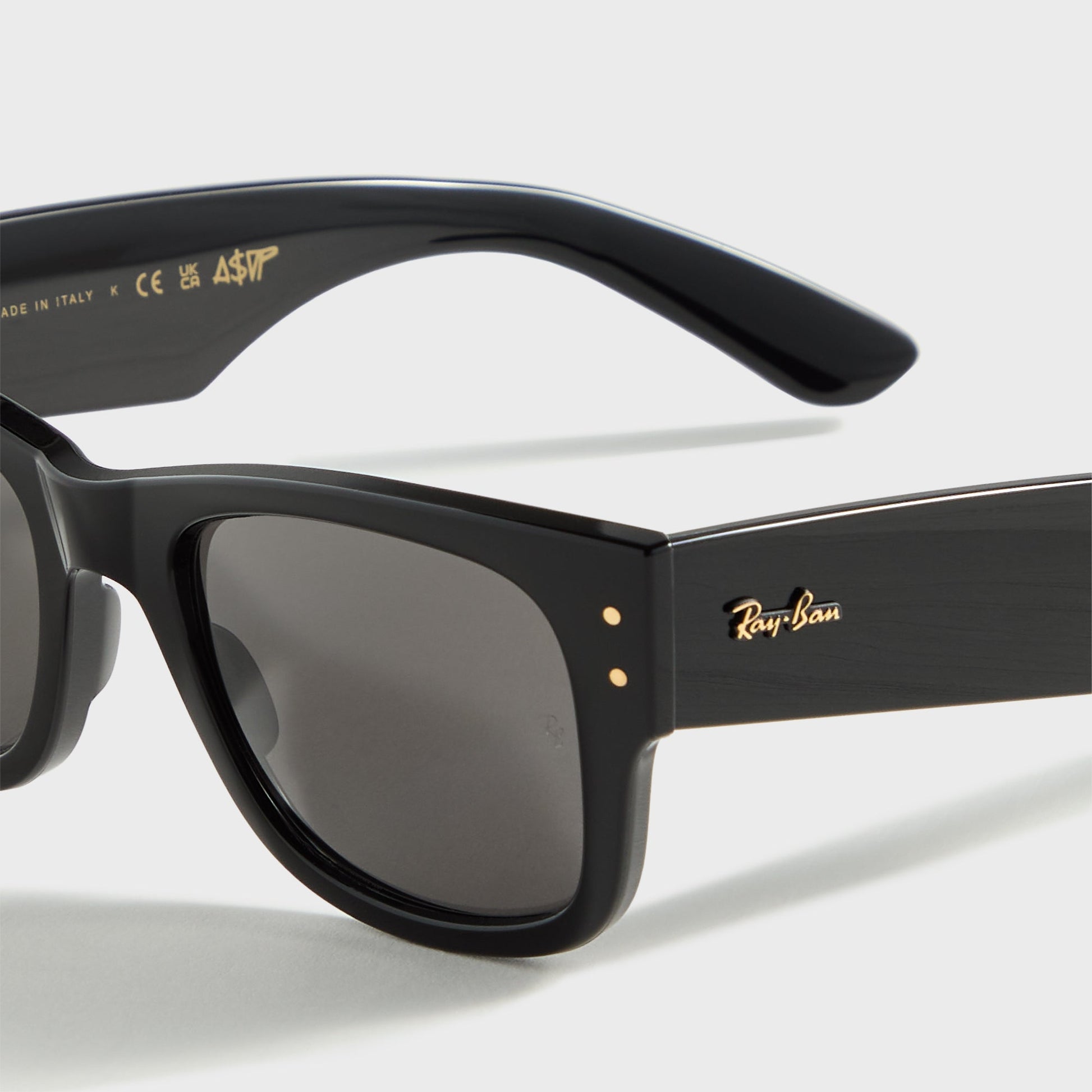 Men Kith Ray-Ban x ASAP Rocky Mega Wayfarer AWGE - Black