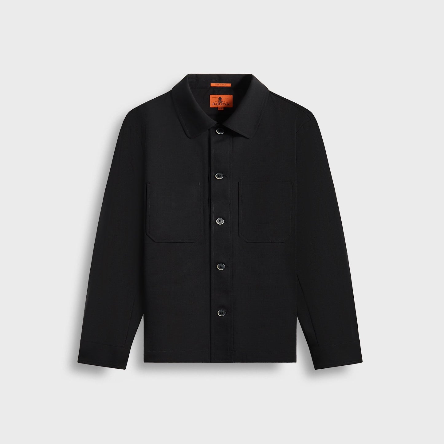 Men Kith Barena Overshirt Capitan Crielo - Nero