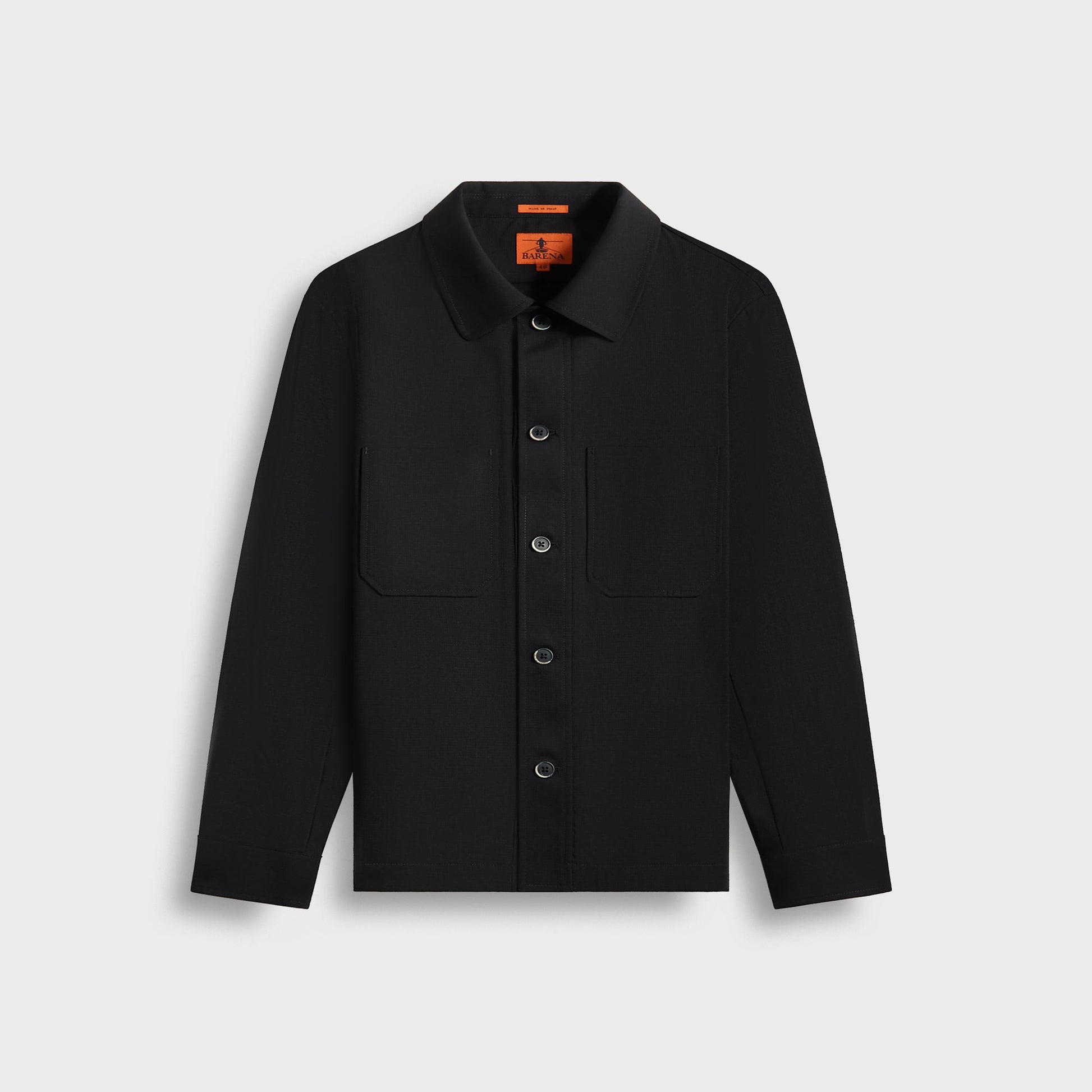 Men Kith Barena Overshirt Capitan Crielo - Nero