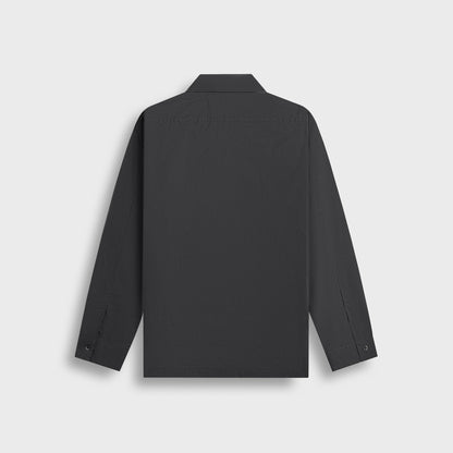 Men Kith Barena Shirt Botoner Grisela - Piombo