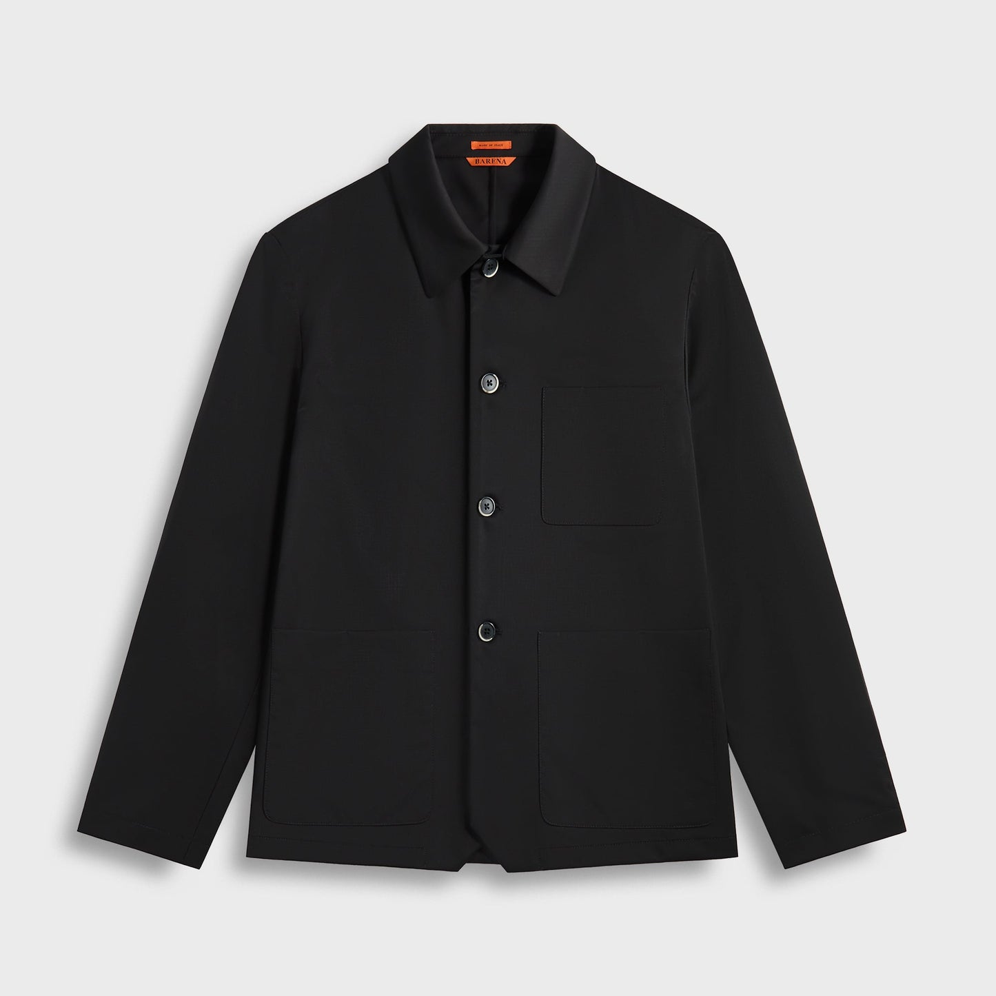 Men Kith Barena Overshirt Visal Novento - Nero