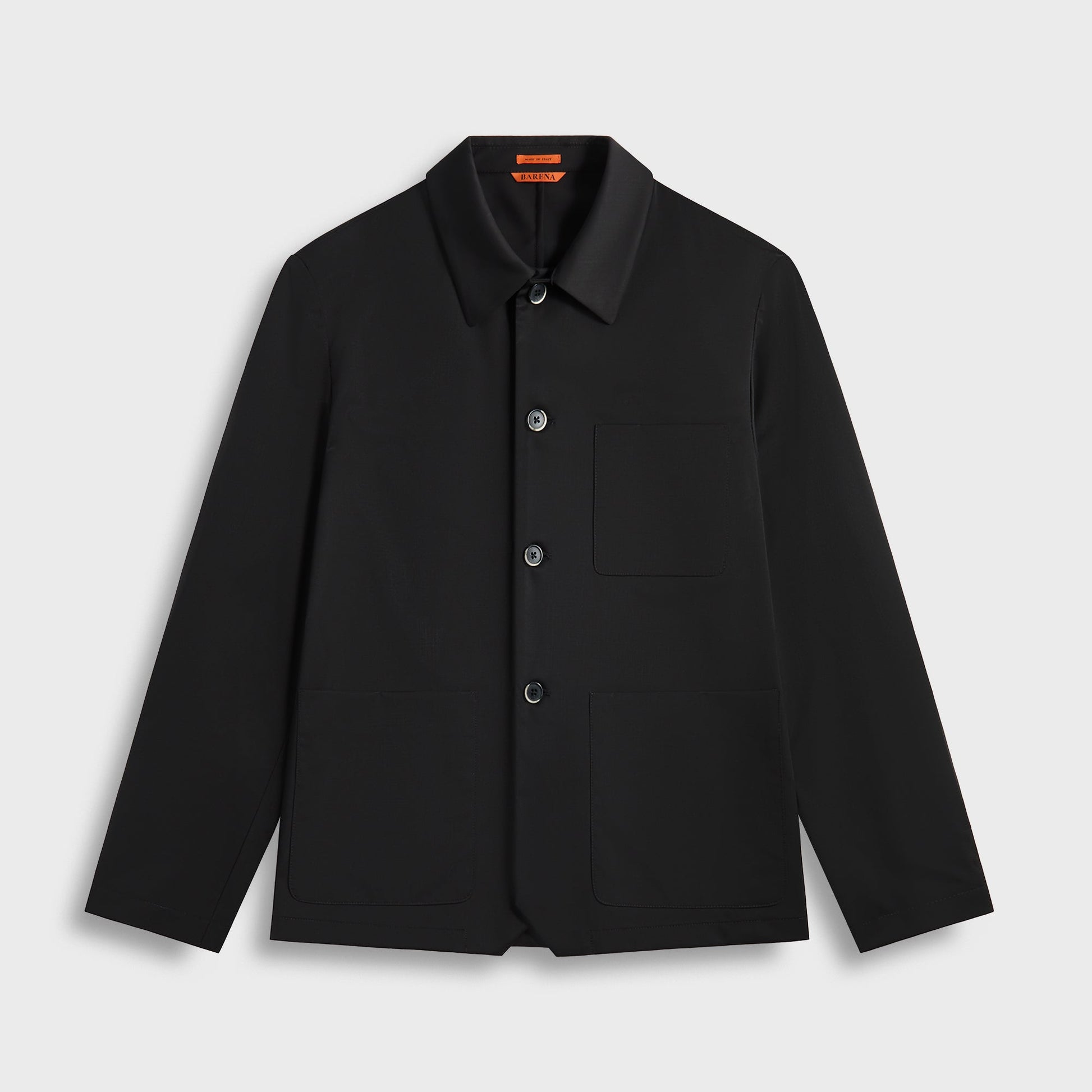 Men Kith Barena Overshirt Visal Novento - Nero