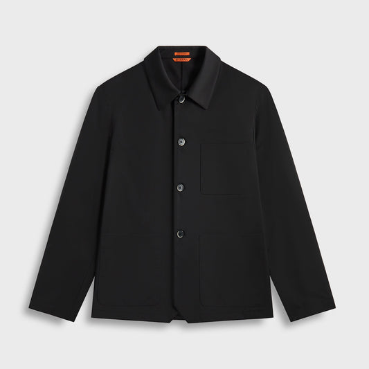 Men Kith Barena Overshirt Visal Novento - Nero