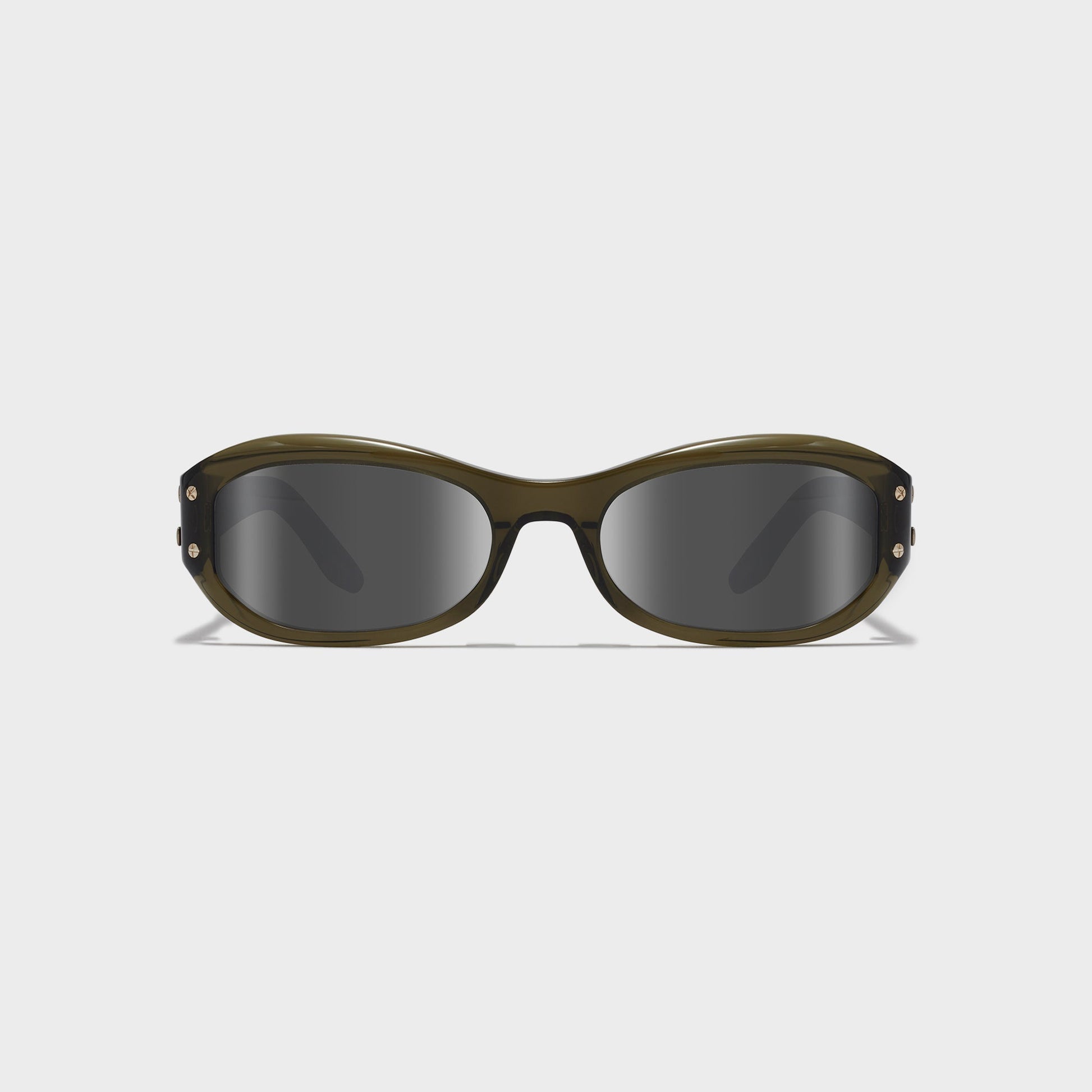 Men Kith Revo Vela Frames - Crystal Olive / Graphite Lenses