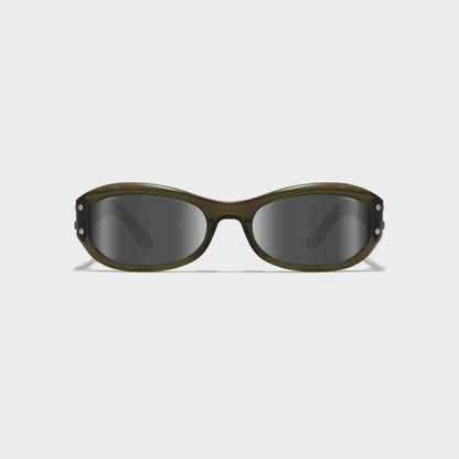 Men Kith Revo Vela Frames - Crystal Olive / Graphite Lenses