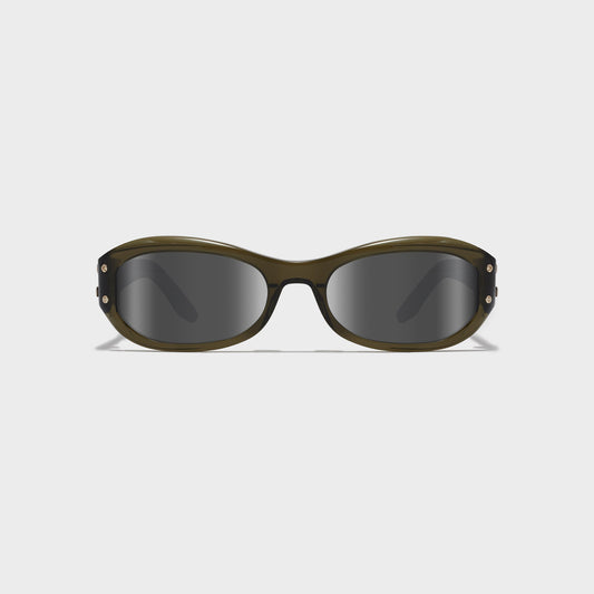 Men Kith Revo Vela Frames - Crystal Olive / Graphite Lenses