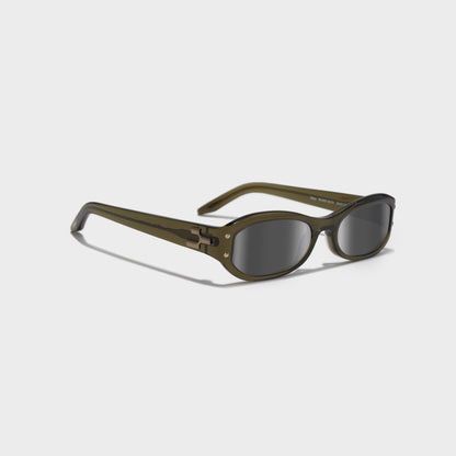 Men Kith Revo Vela Frames - Crystal Olive / Graphite Lenses